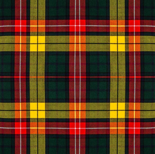Beautiful Seamless Noble Tartan Multicolors Green Red Yellow White Colors — Stock Photo, Image