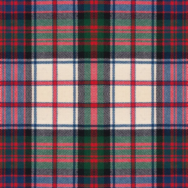 Beautiful Seamless Noble Tartan Multicolors Green Red Blue White Colors — Stock Photo, Image