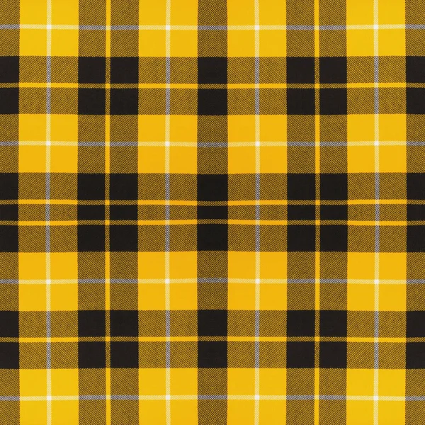 Indah Mulia Tak Berjahit Kuning Tartan Hitam Dan Warna Putih — Stok Foto