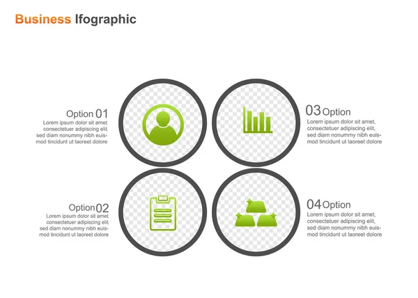 Plantilla Diseño Infográfico Negocios Ilustración Vectorial Infográfica Perfecto Para Comercialización — Archivo Imágenes Vectoriales