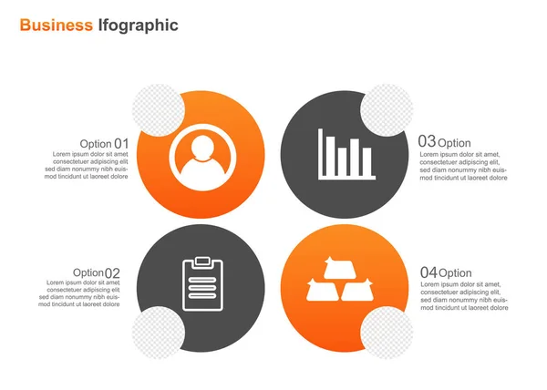 Modelo Design Infográfico Negócios Ilustração Vetorial Infográfica Perfeito Para Marketing — Vetor de Stock