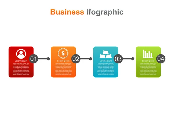 Geschäftsinfografische Design Vorlage Vektor Infografik Gut Für Marketing Promotion Präsentation — Stockvektor