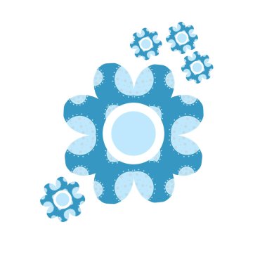 Çiçek şeklinde güzel dekore edilmiş çiçek arkaplanı.