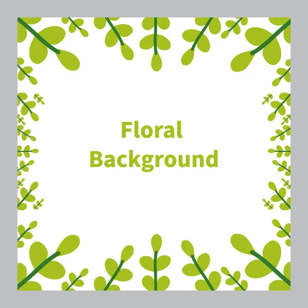 Floral Background Social Media Post Background — Stock Vector