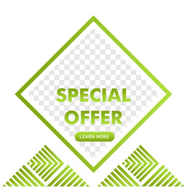 Promosyon sonrası özel tasarım. Sosyal medya şablonu. kullanım şablonu.