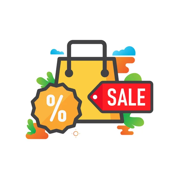 Shoping Bag Illustration Shoping Bag Money Icon Can Use Icon — Stock Vector