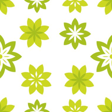 spring flower seamless pattern. beautiful flower petals vector illustration design