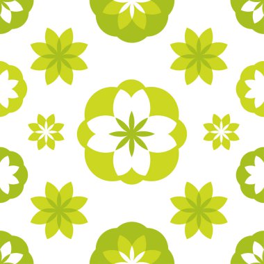 spring flower seamless pattern. beautiful flower petals vector illustration design