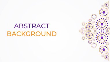 soyut turuncu ve mor daire desenli arkaplan