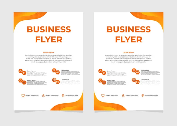 Business Flyer Template Perfect Business Marketing Promotion Presentation — Stock Vector