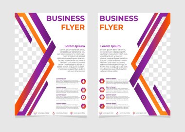 Altıgen şekilli basit modern iş ilanı şablonu.