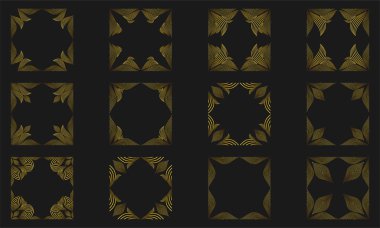 Altın Lüks Çiçek Çerçeve Ayarları