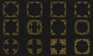 Altın Lüks Çiçek Çerçeve Ayarları