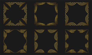 Altın Dış Hatlar Yüzey Çerçeve Tasarımı