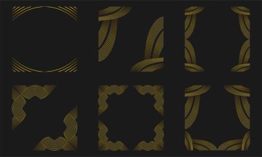 Lüks Altın Süslü Çerçeve