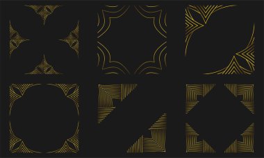 Lüks Altın Süslü Çerçeve