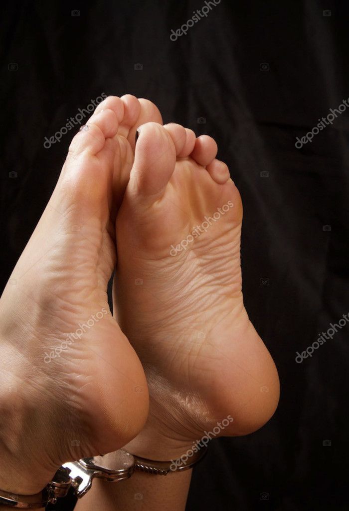 Legs tied with cuffs — Stock Photo © ilya_rumyantsev 114474208