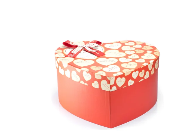 Heart shape gift box — Stock Photo, Image