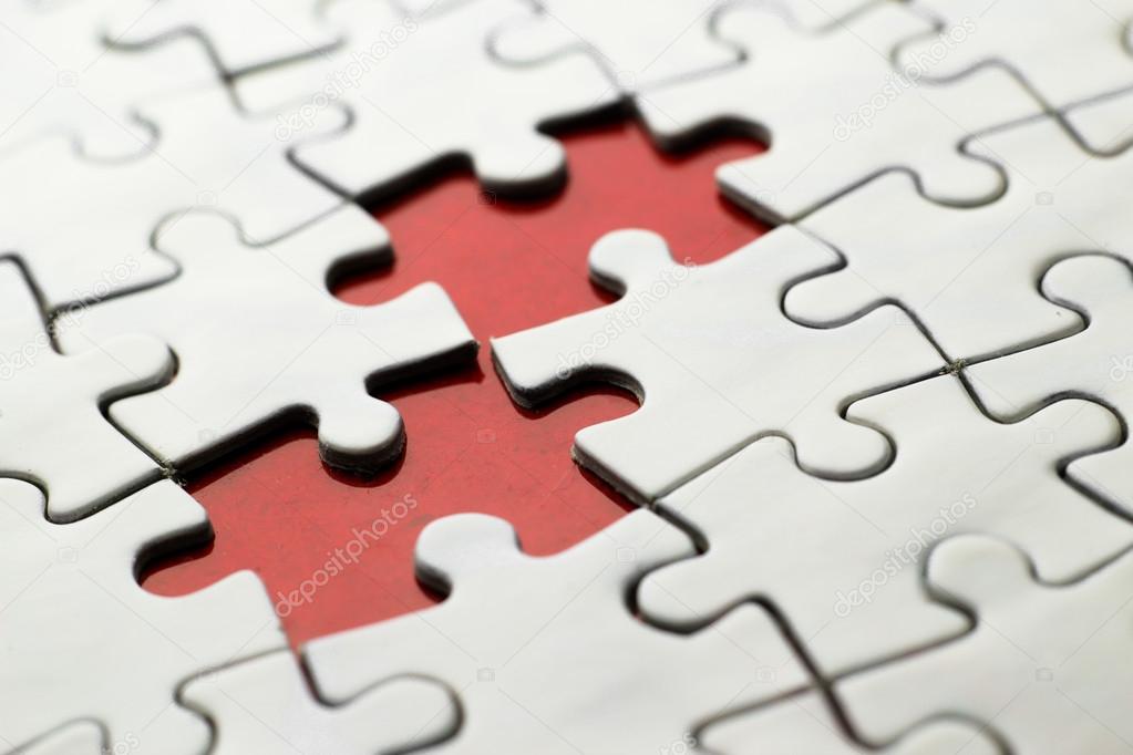 white jigsaw puzzle