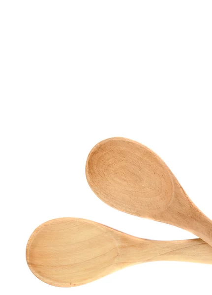 ahşap yemek kaşık izole