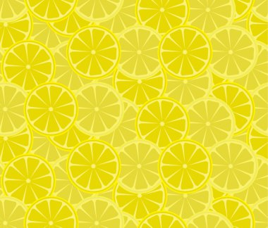 Limon dilimleriyle kusursuz desen