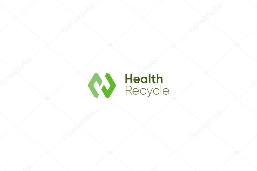 Letter H modern technological business logo