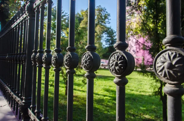 Metallic fence Royalty Free Stock Photos