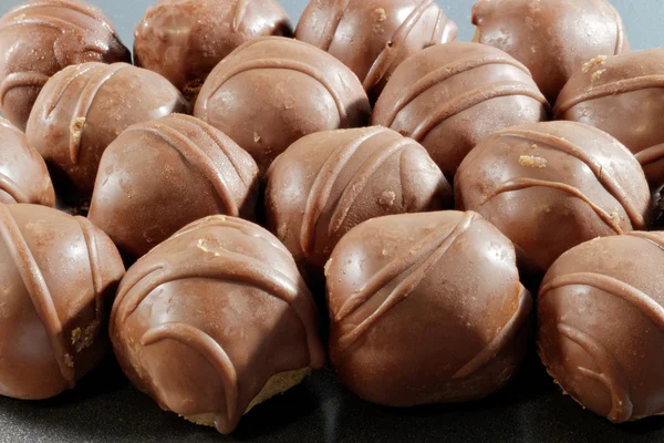 Gros plan sur les boules de chocolat — Photo