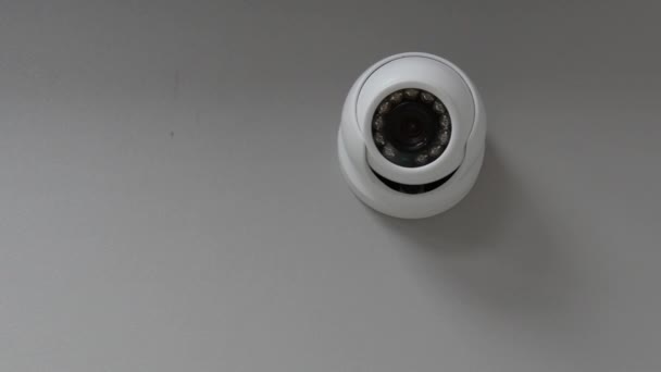 Videocamera di sicurezza visione notturna — Video Stock