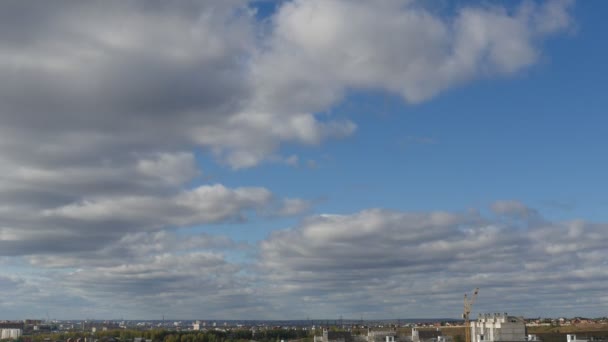 Flying clouds, time lapse — Stock Video