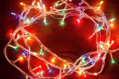 Soyut Noel ışıkları