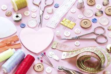 Dikiş öğeleri arka plan