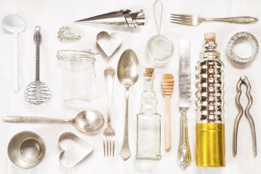 Vintage mutfak malzemesi