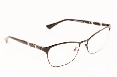 siyah gözlük izole