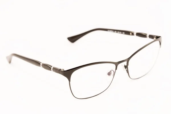 Óculos pretos isolados — Fotografia de Stock
