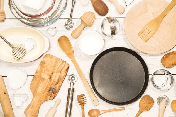 Various kitchen utensil — Stock Photo, Image