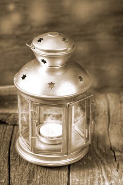 Vintage ışıklı fener