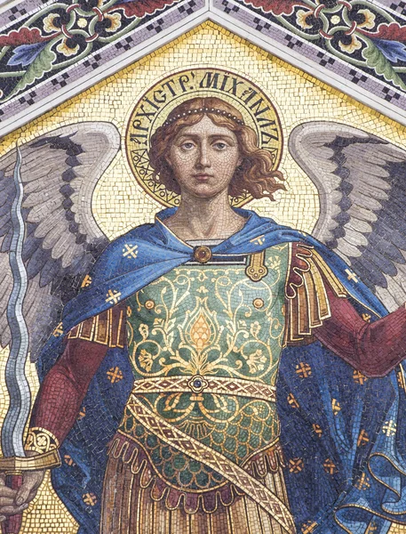 Mosaik av Saint Michael — Stockfoto