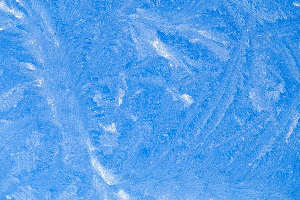 Penceredeki Buz Deseni — Stok fotoğraf