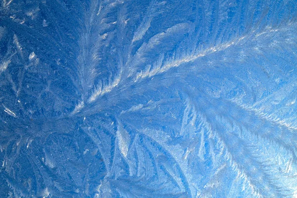 Penceredeki Buz Deseni — Stok fotoğraf