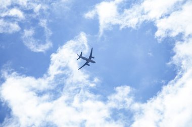 Gökyüzüne uçan uçak