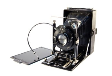 Eski fotoğraf kamera ve fotoğraf panel