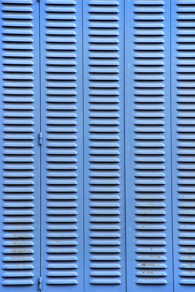Blauwe blinds — Stockfoto