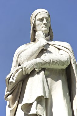 dante alighieri, verona heykeli