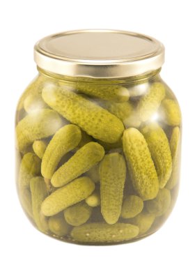 salatalık turşusu ile Cam Kavanoz