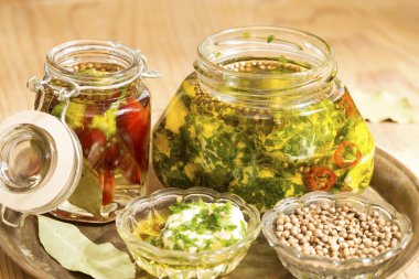 Marine peynir ve biber