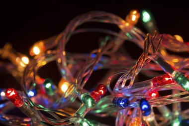 Noel ışıkları çelengi