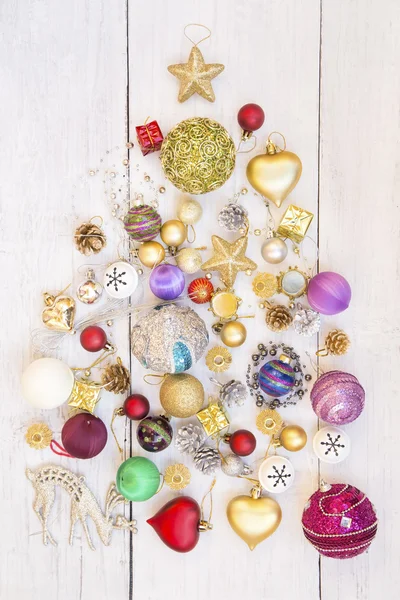Färgglada christmas ornament — Stockfoto