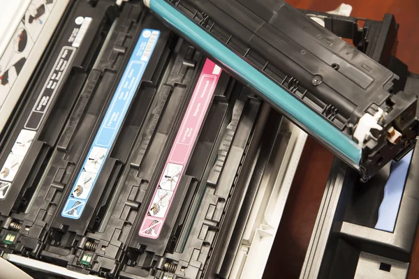 Lazer kartuşlar yakın çekim