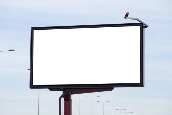 Пустой рекламный щит — стоковое фото